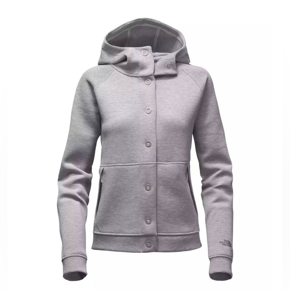 The North Face Small Light Grey 3D Snap Hoodie - Picture 4 of 11